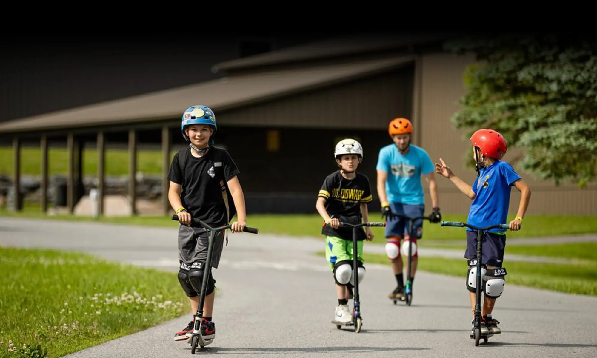 Scooter Family at Family Camp