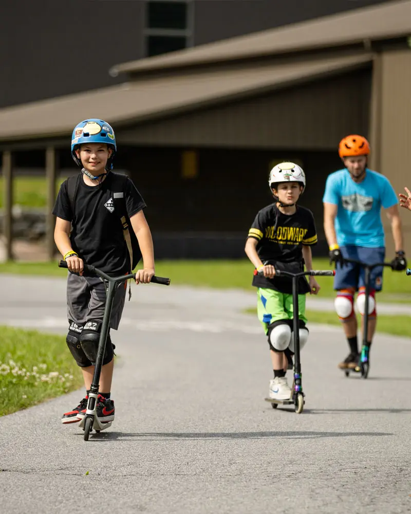 Scooter Family at Family Camp