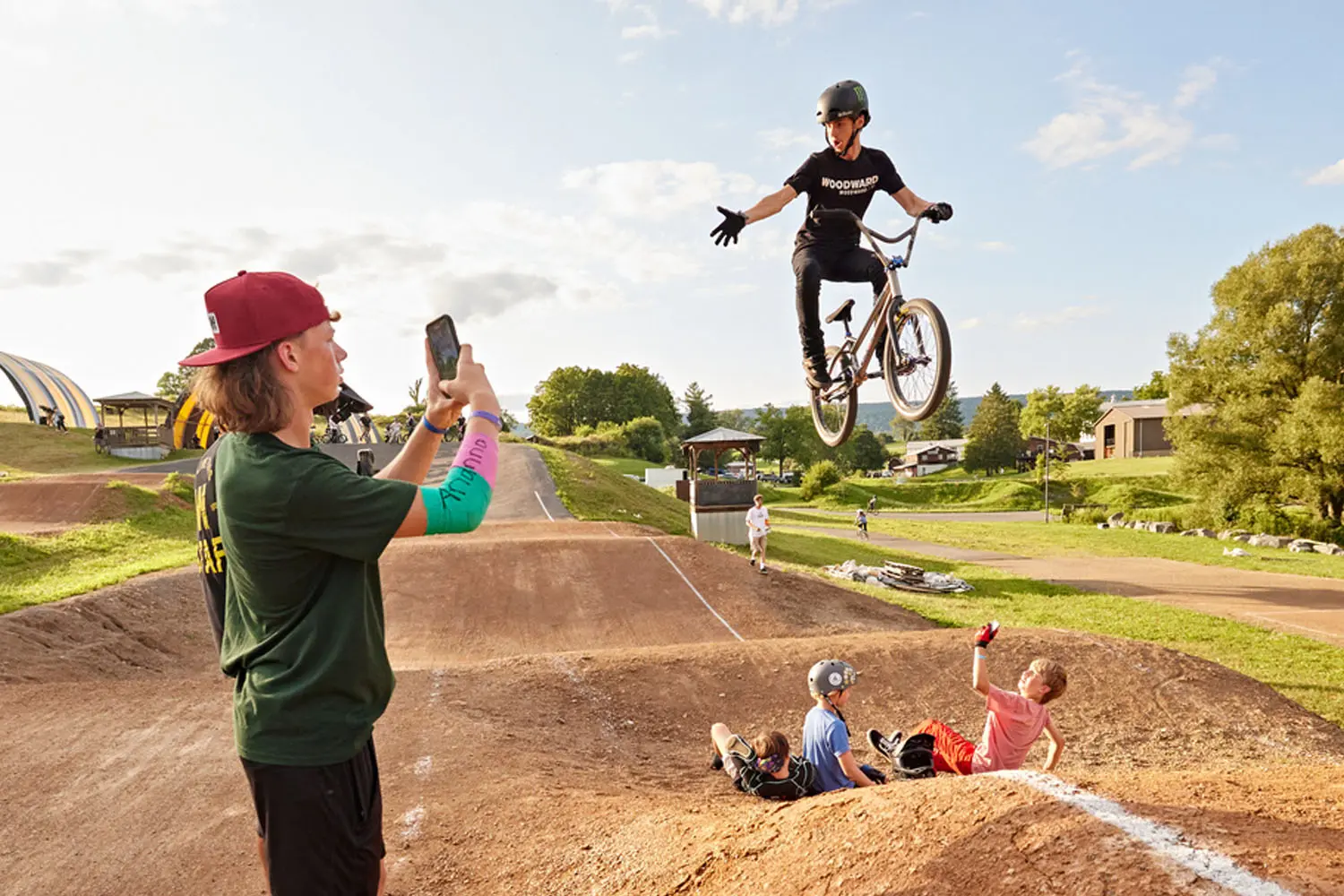 BMX Big Air on the Race Track