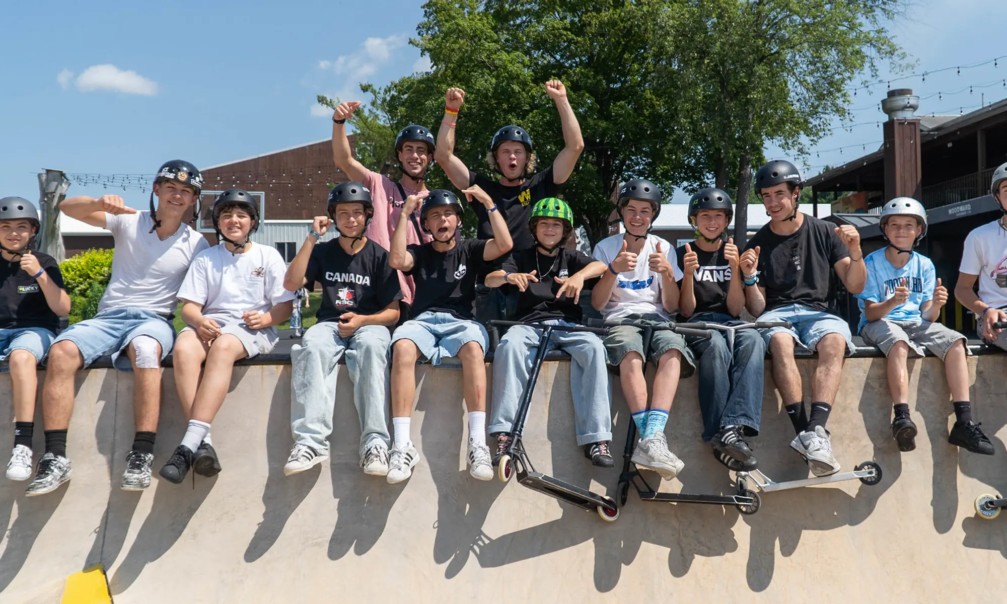 Scooter Campers at Woodward