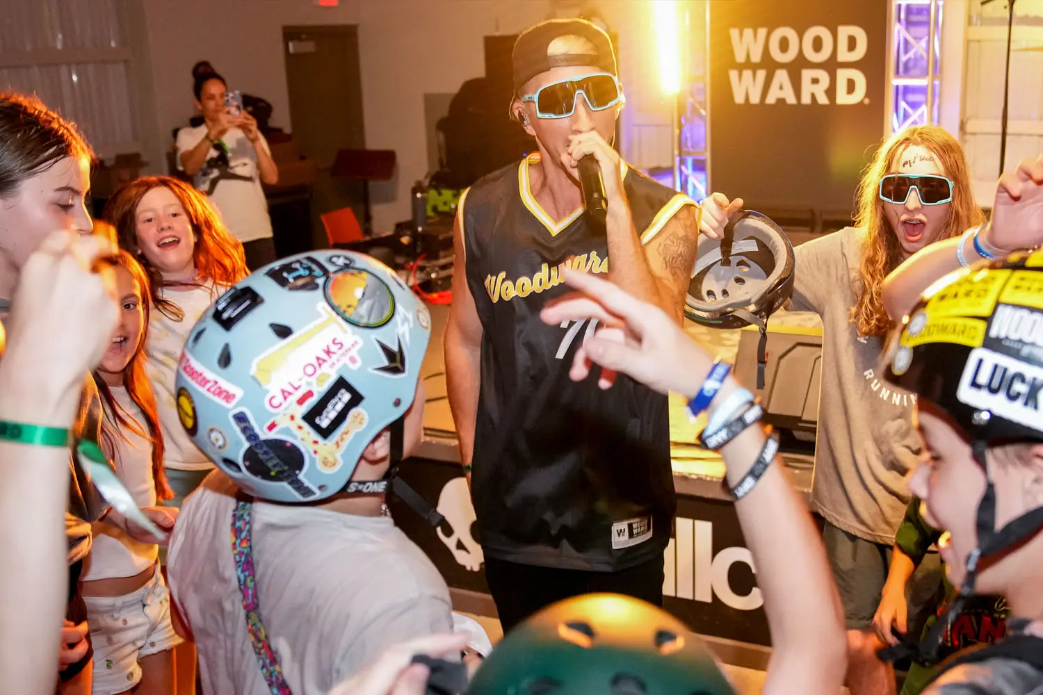 Making music on the Skullcandy Performance Stage