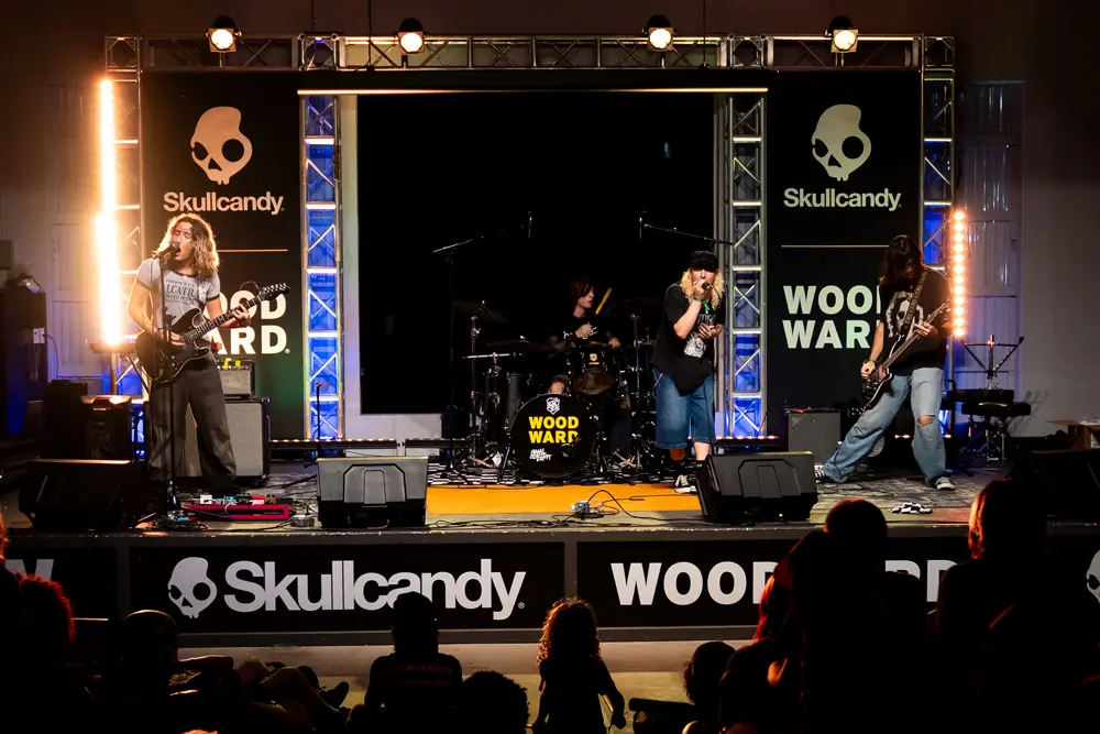 The Scullcandy performance stage